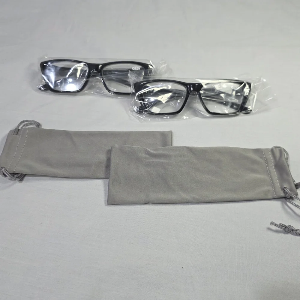 New Eyekepper Metalless Cat Eye Reading Glasses w/Screwless Spring Hinges. +2.00